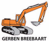 Logo Grondverzet en machineverhuur Gerben Breebaart Kwadijk
