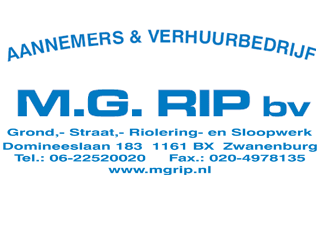 Logo M.G. Rip B.V. Zwanenburg