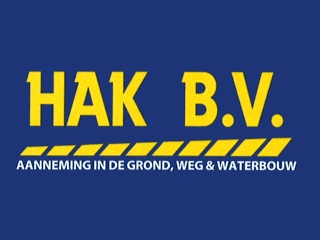 Logo Hak Aanneming en verhuur in de Grond, Weg & Waterbouw Papendrecht