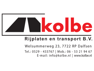 Logo Kolbe Rijplaten en Bouwhekken verhuur Dalfsen