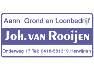 Logo Joh. van Rooijen Aannemers-, Grond- en Loonbedrijf Herwijnen