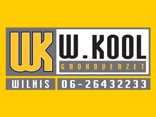 Logo W. Kool Grondverzet B.V. Wilnis