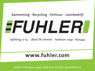 Logo Fuhler loon- en verhuurbedrijf - groenafval Emmen