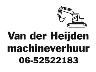 Logo Van der Heijden Machineverhuur Monnickendam