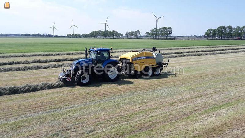 Newholland T6080 + newholland BR6090 rondebalenpers