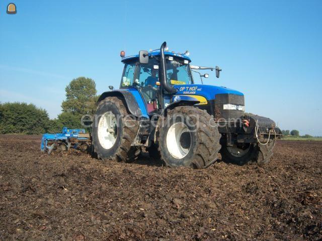 New Holland TM190 + cultivator