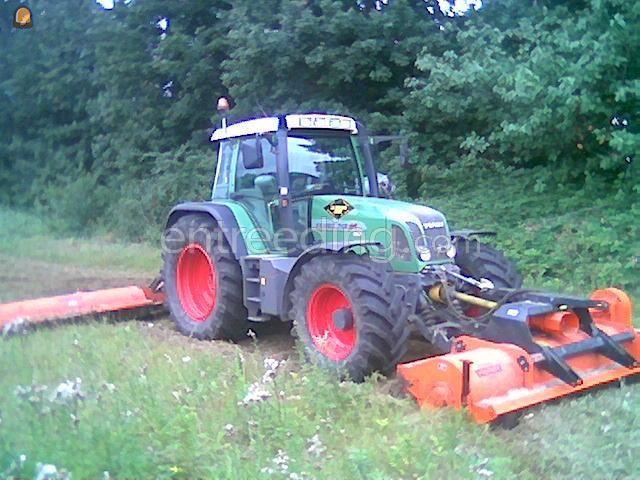 Tractor + 2x klepelmaaier