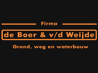 Logo De Boer & Van der Weijde Infra BV Middenmeer